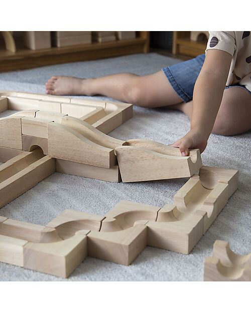 Guide Craft Set Pista per Biglie - 40 pezzi - Apprendimento STEM Giochi Sensoriali_