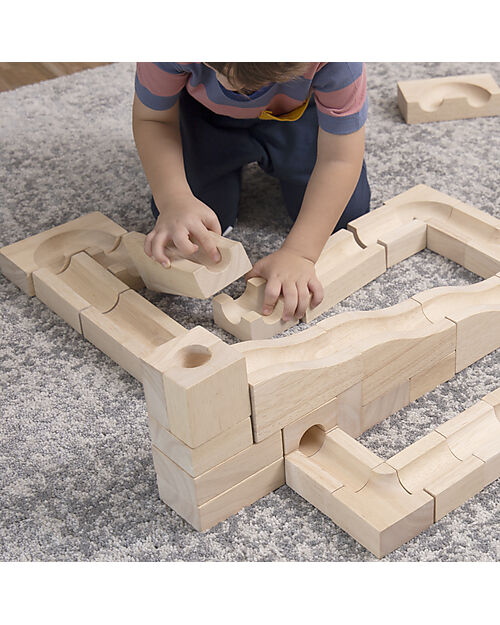 Guide Craft Set Pista per Biglie - 40 pezzi - Apprendimento STEM Giochi Sensoriali_