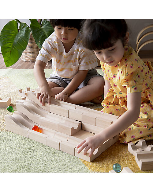 Guide Craft Set Pista per Biglie - 40 pezzi - Apprendimento STEM Giochi Sensoriali_