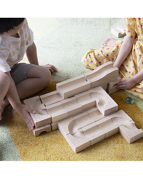 Guide Craft Set Pista per Biglie - 40 pezzi - Apprendimento STEM Giochi Sensoriali_