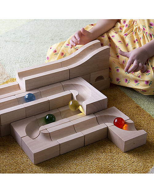 Guide Craft Set Pista per Biglie - 40 pezzi - Apprendimento STEM Giochi Sensoriali_