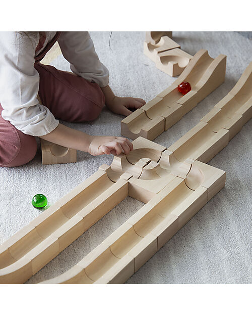 Guide Craft Set Pista per Biglie - 40 pezzi - Apprendimento STEM Giochi Sensoriali_