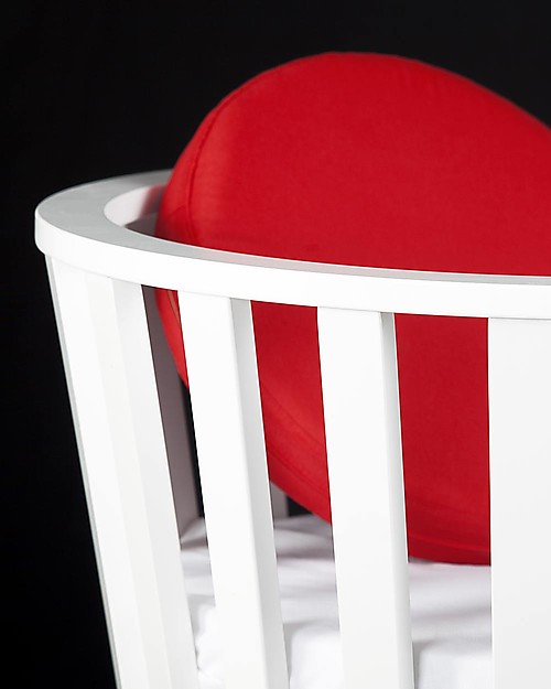 Guum Barcelona Miniguum, Culla Trasformabile in Legno, Bianco - Diventa cesto portagiochi o tavolino! Culle e Ceste