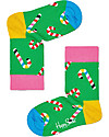 Happy Socks Pacco Regalo Bimbo - 3 Paia di Calzini Natalizi Calzini