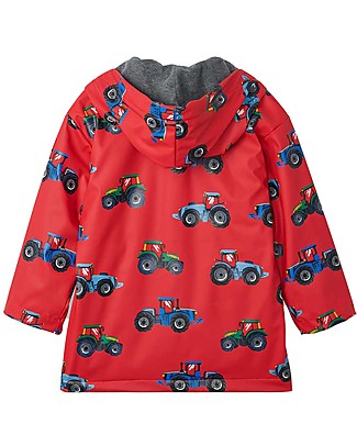 Hatley Impermeabile - Farm Tractors - Resistente Fuori Comodo e Caldo Dentro Giacche