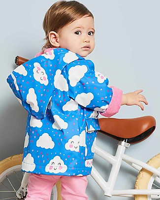 Hatley Impermeabile Foderato Cambia Colore - Nuvolette - Fodera Morbida e Calda Senza PVC Giacche