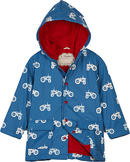 Hatley Impermeabile Foderato Cambia Colore, Trattori - Fodera Morbida e Calda, senza PVC Impermeabili