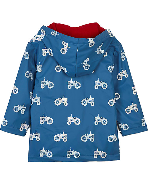 Hatley Impermeabile Foderato Cambia Colore, Trattori - Fodera Morbida e Calda, senza PVC Impermeabili