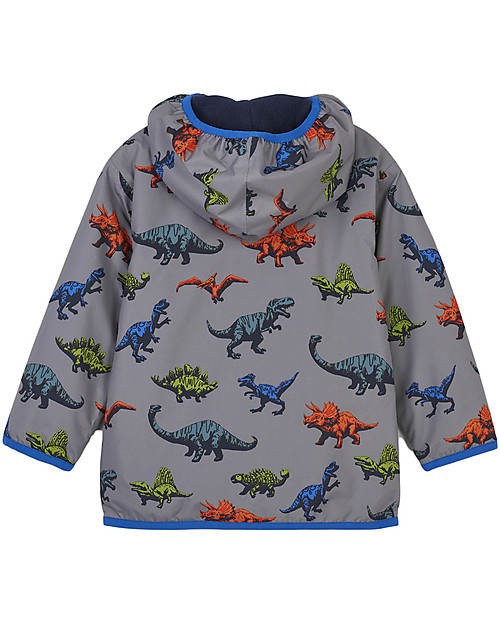 Hatley Impermeabile Foderato in Microfibra, Dinos - Cuciture termosaldate, Fodera Morbida e Calda, Senza PVC Impermeabili