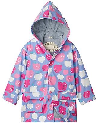 Hatley Impermeabile - Stamped Apples - Resistente Fuori Comodo e Caldo Dentro Giacche