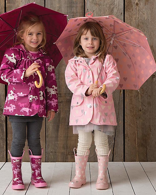 Hatley Ombrello Bimba - Cuoricini Metallici Ombrelli