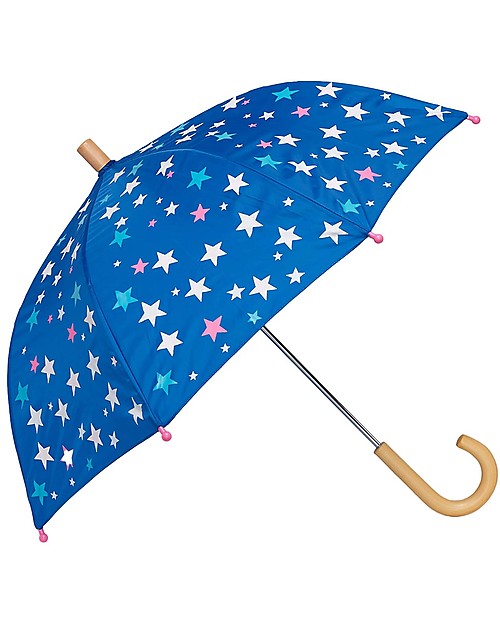 Hatley Ombrello Colour Changing - Galactic Stars - Cambia Colore con la Pioggia! Ombrelli