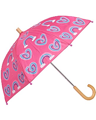 Hatley Ombrello - Twisty Rainbow Hearts - Pioggia con Allegria Ombrelli