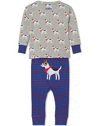HatleyHatley Organic Cotton Long Sleeve Pyjama Set Pigiama Bimbo Marca 