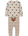 Hatley Pigiama Baby Maniche Lunghe con Applique, Volpe  - 100% cotone bio Pigiami
