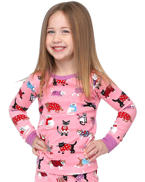 Hatley Pigiama Gatti Freddolosi - 100% Cotone Pigiami