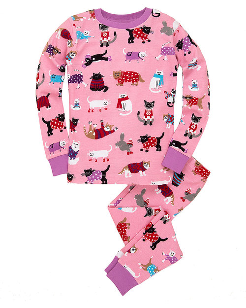 Hatley Pigiama Gatti Freddolosi - 100% Cotone Pigiami