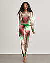 Hatley Pigiama Maniche Lunghe Donna - Silhouette Pines - 100% Cotone Bio - Pigiama Matchy Matchy Pigiami