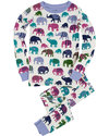 Hatley Pigiama Pantalone - Elefanti Colorati - 100% Cotone Pigiami