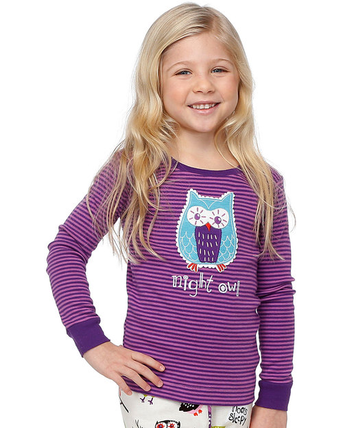 Hatley Pigiama Pantalone - “Night Owl” - 100% Cotone-ULTIMI TG 7 ANNI! Pigiami