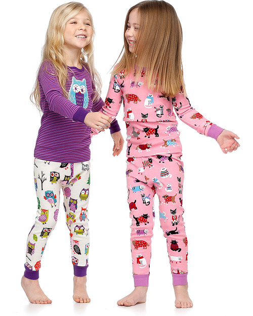 Hatley Pigiama Pantalone - “Night Owl” - 100% Cotone-ULTIMI TG 7 ANNI! Pigiami
