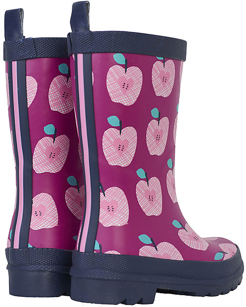 Hatley Stivali Bimba Opachi in Gomma, Mele Stivali Pioggia