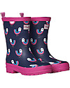 Hatley Stivali Bimba Opachi in Gomma, Uccelli Arcobaleno Ombrelli