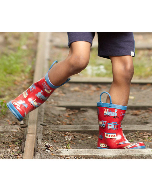 Hatley Stivali Impermeabili Treni - Gomma Naturale Stivali Pioggia