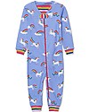 Hatley Tutina con Zip - Unicorni Arcobaleno - 100% cotone bio - Cambio facile e veloce! Tutine Lunghe