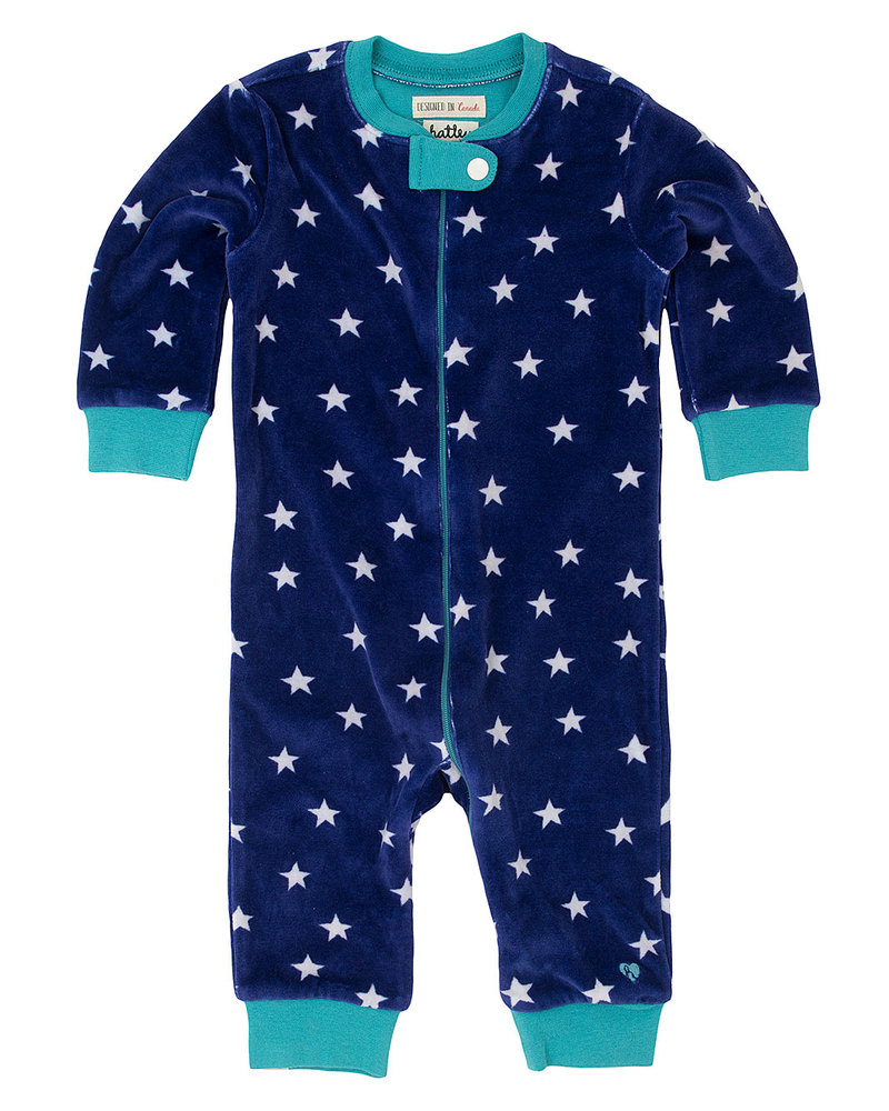 Hatley Tutina in Ciniglia Viola - Pioggia di Stelle - Morbidissima e Calda!  unisex (bambini)