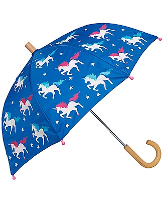 Hatley Twinkle Unicorns Colour Changing Umbrella Ombrelli e Calosce