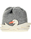Hats Over Heels Cappello Invernale Bimba con Cigno Removibile, Grigio (2-4 e 4-6 anni) - Lana Merino foderata in pile Cappelli Invernali