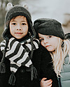 Hats Over Heels Cappello Invernale Skunk, Grigio Scuro (1-2, 2-5 e 5-8 anni) - 100% Lana Merino Cappelli Invernali
