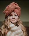 Hats Over Heels Cappello Turbante, Rosa (0-2 anni) - 100% Lana Merino Cappelli Invernali