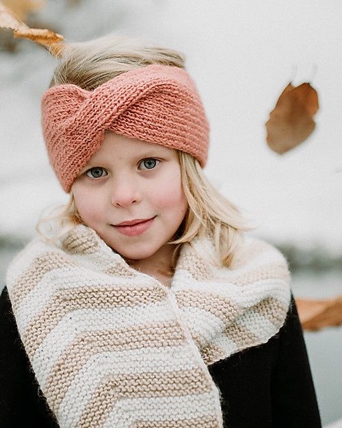Hats Over Heels Fascia Turbante (1-2 e 2-5 anni), Rosa - 100% Lana Merino Cappelli Invernali