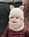Hats Over Heels Passamontagna Invernale Leone, Beige (0-6, 6-12 e 12-24 mesi) - 100% Lana Merino Cappelli Invernali