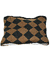 Hats Over Heels Sciarpa Girocollo a Rombi Lumberjack, Caramello e Carbone (0-2 anni) - Lana merino foderata in pile Guanti