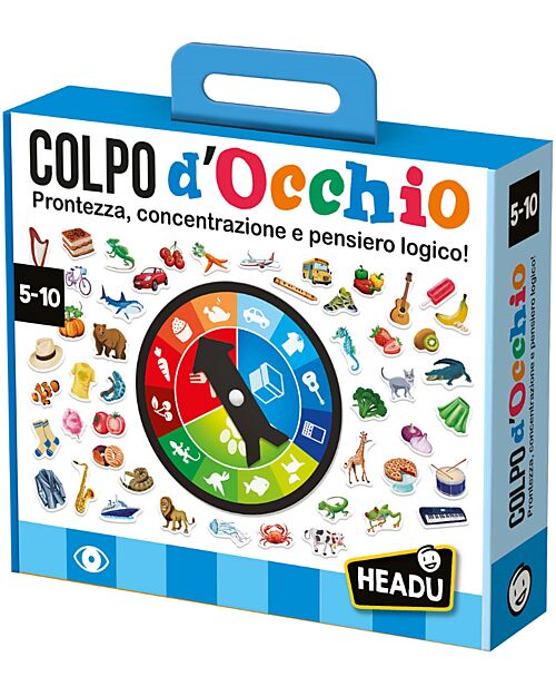 Headu Colpo d'Occhio - Intelligenza Spaziale - 137 Pezzi Giochi da Tavolo