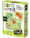 Headu Com'è Fatto - Gioca Scomponi Scopri - 6 Puzzle Da 5 Pezzi Giochi da Tavolo