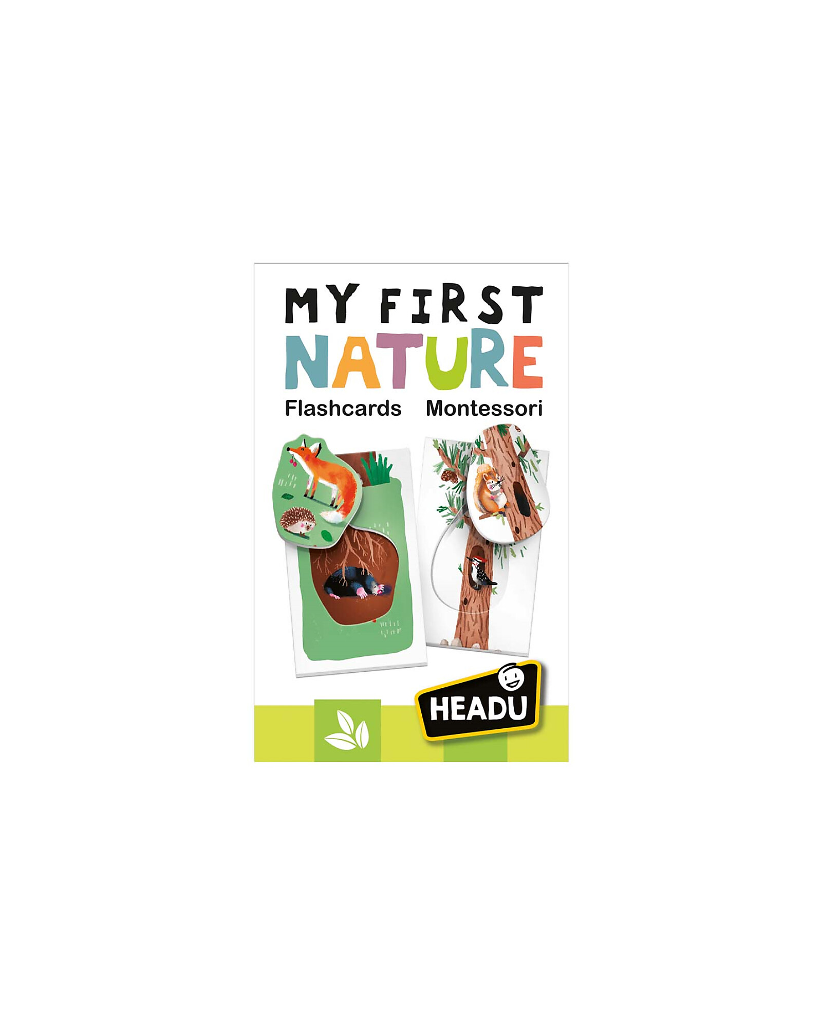 Headu Flashcards My First Nature Montessori - Intelligenza Naturalistica -  12 Carte unisex (bambini)
