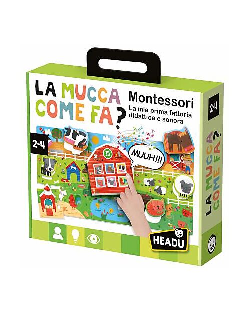 Headu La Mucca Come Fa - Montessori- Fattoria Didattica E Sonora Giochi da Tavolo