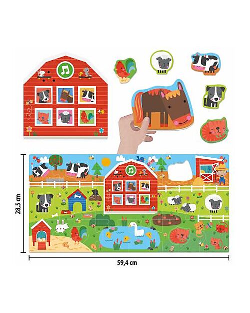 Headu La Mucca Come Fa - Montessori- Fattoria Didattica E Sonora Giochi da Tavolo