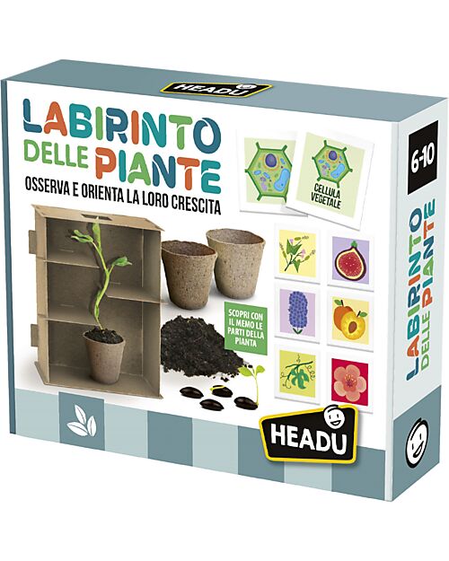 Headu Labirinto delle Piante - Intelligenza Naturalistica - Labirinto da Costruire Giochi da Tavolo