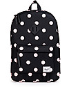 Herschel Supply Co. Zaino Heritage Youth 6+ Anni - Nero con Pois Rosa Zaini Scuola