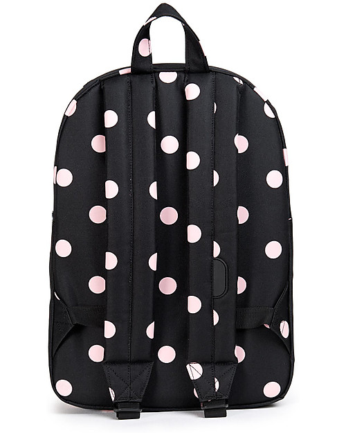 Herschel Supply Co. Zaino Heritage Youth 6+ Anni - Nero con Pois Rosa Zaini Scuola