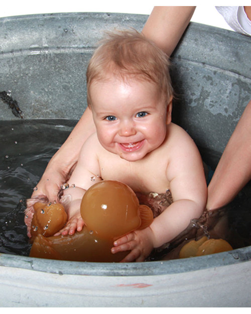 Hevea Alfie Maxi - Papera Bagno Grande - 100% Gomma Naturale (perfetta a tutte le età!) Giochi Bagno