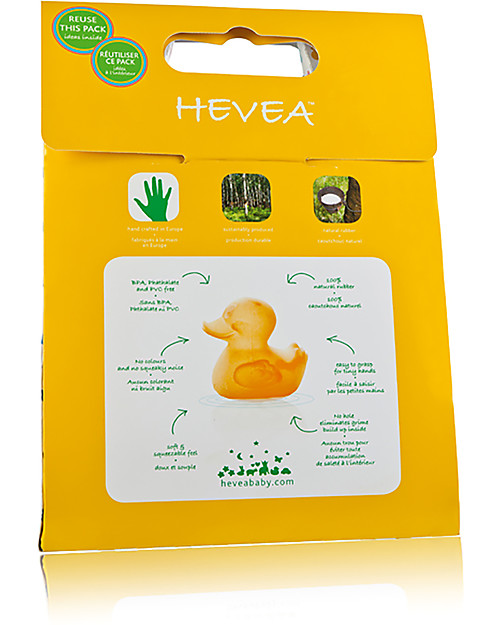 Hevea Alfie Maxi - Papera Bagno Grande - 100% Gomma Naturale (perfetta a tutte le età!) Giochi Bagno