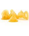 Hevea Set 2 Tettarelle - Flusso Lento - 0+ mesi Accessori Biberon