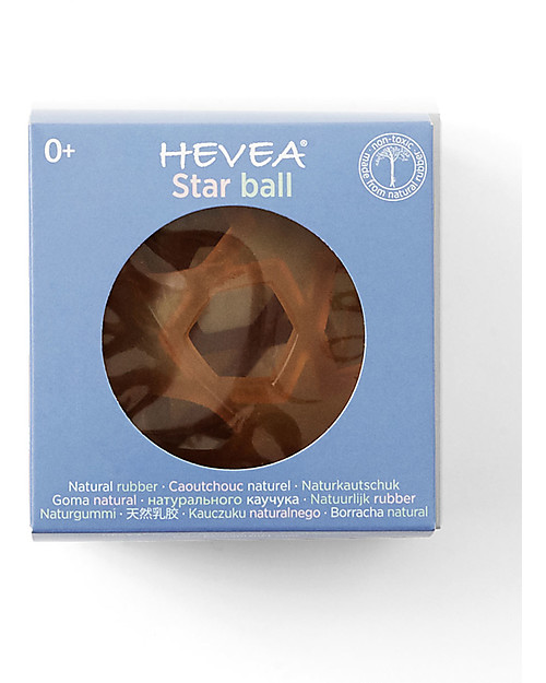 Hevea Star Ball - 100% Gomma Naturale Massaggiagengive