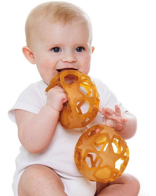 Hevea Star Ball - 100% Gomma Naturale Massaggiagengive